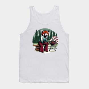 Red panda make BBQ Tank Top